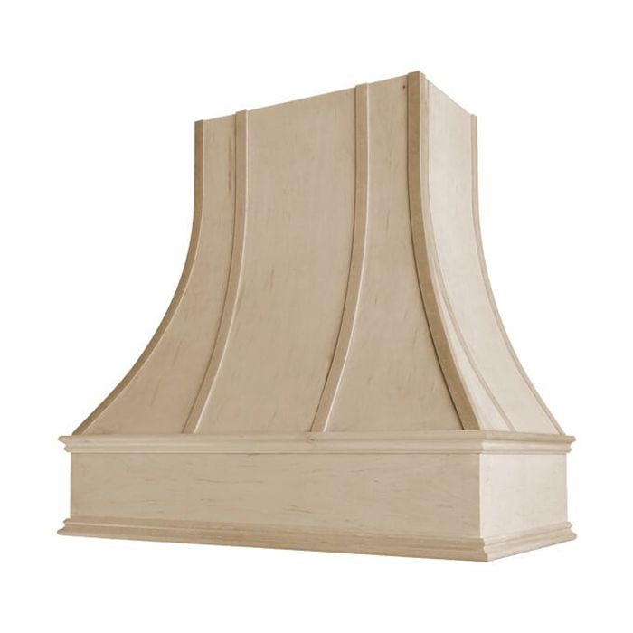Curved With Strapping custom wood hood