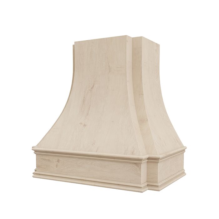 Double Curved custom wood hood